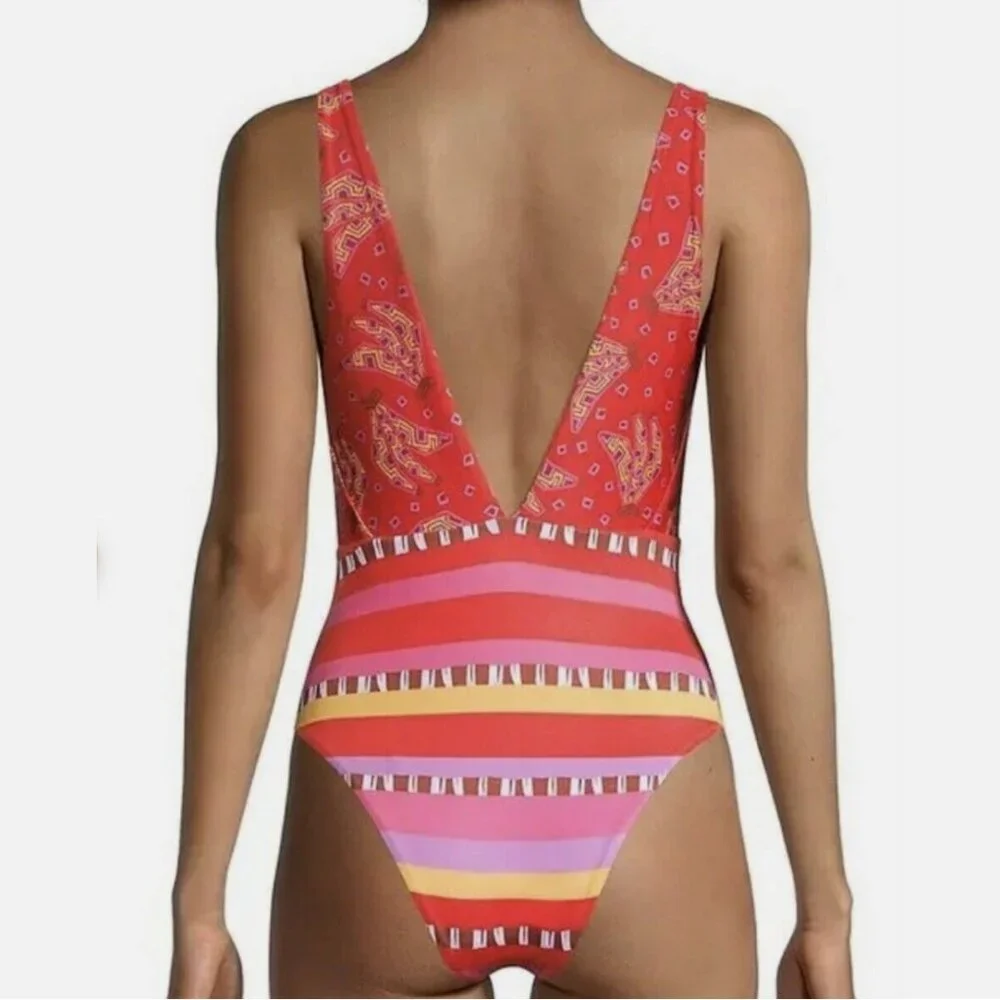 Farm Rio Reversible Tiki Bananas Lucy One Piece